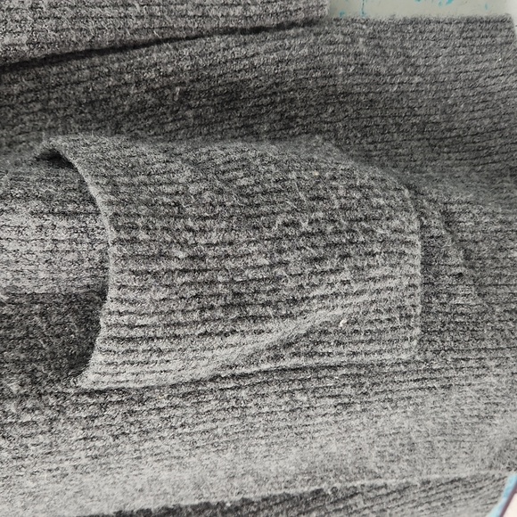 Madewell Backstage Gray Open Wool Blend Knit Cardigan Sweater - Picture 4 of 8